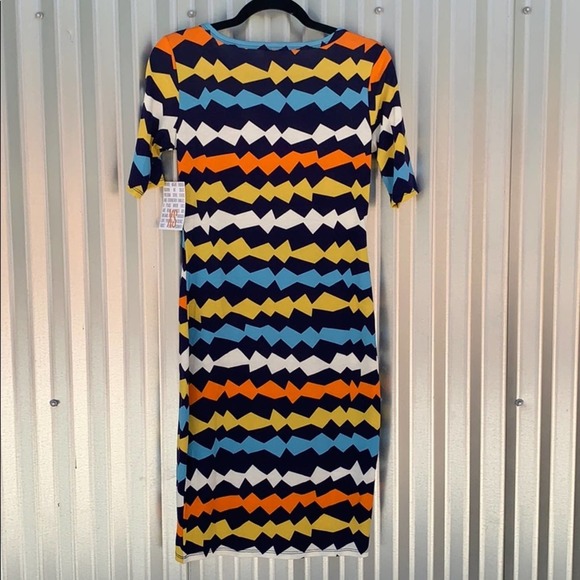 NWT Lularoe Julia Print Dress XS - Picture 7 of 7
